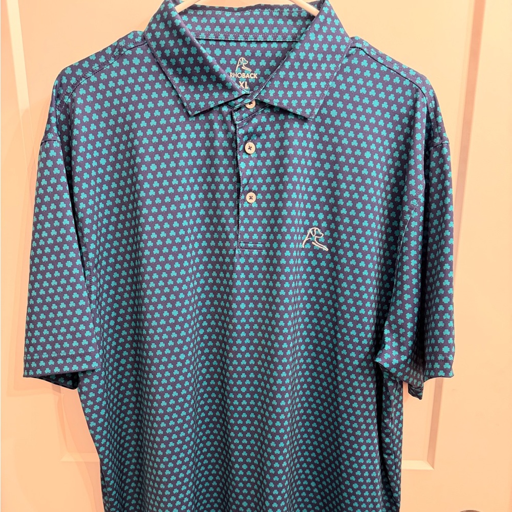 Rhoback Four Leaf Performance Polo